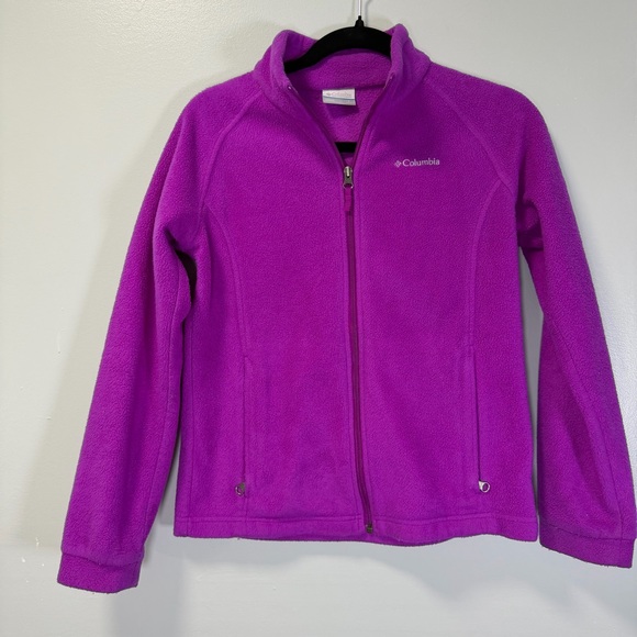 Columbia Other - Columbia Girl’s Vibrant Magenta Fleece Jacket Sz 14/16 Large‎